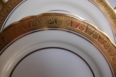 AYNSLEY #7761 CREAM/ ENCRUSTED GOLD BAND-  BREAD & BUTTER  PLATE   .....   https://www.jaapiesfinechinastore.com