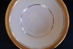 AYNSLEY #7761 CREAM/ ENCRUSTED GOLD BAND-  ROUND SERVING BOWL   .....   https://www.jaapiesfinechinastore.com
