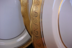 AYNSLEY #7761 CREAM/ ENCRUSTED GOLD BAND-  SERVING PLATTER  11 1/2"   .....   https://www.jaapiesfinechinastore.com