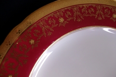 AYNSLEY KENILWORTH RED #7023- DINNER PLATE   .....   https://www.jaapiesfinecAVhinastore.com