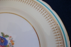 AYNSLEY PORTRUSH TEAL BLUE #7429- DINNER PLATES  .....   https://www.jaapiesfinechinastore.com