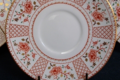 ROYAL CROWN DERBY LUCIENNE #A1266- SOUP BOWL & SAUCER   .....   https://www.jaapiesfinechinastore.com