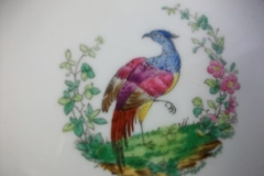 SPODE CHELSEA  BIRD GREEN SMOOTH- BREAD & BUTTER PLATE  #4  .....         https://www.jaapiesfinechinastore.com