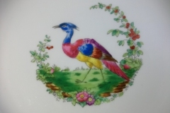 SPODE CHELSEA  BIRD GREEN R4689 SMOOTH-  LUNCH PLATE  #7   .....         https://www.jaapiesfinechinastore.com