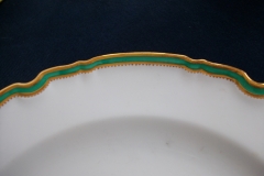 SPODE #Y939 GREEN TRIM-  DINNER PLATE  ..... https://www.jaapiesfinechinastore.com