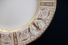 WEDGWOOD GOLD GRECIAN BREAD and BUTTER PLATE