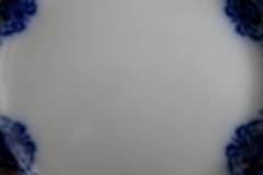 WOOD & SON  CLARENCE (FLOW BLUE)-  SALAD PLATE  .....  https://www.jaapiesFineChinaStore.com